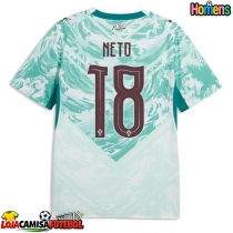 Camisa de Futebol Portugal Pedro Neto #18 Equipamento Secundário Mundo 2026 Manga Curta